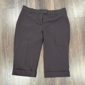 Classic Brown Cropped Pants